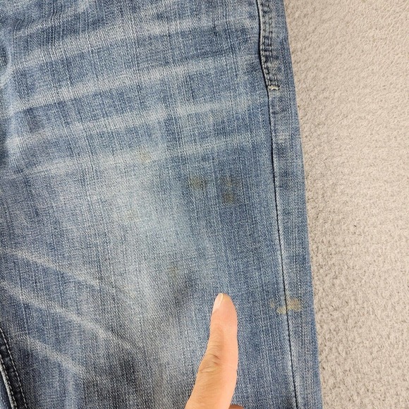 Buffalo David Bitton Jeans Mens 29x32 Blue Denim THRASHED Grunge Distressed - Picture 9 of 16